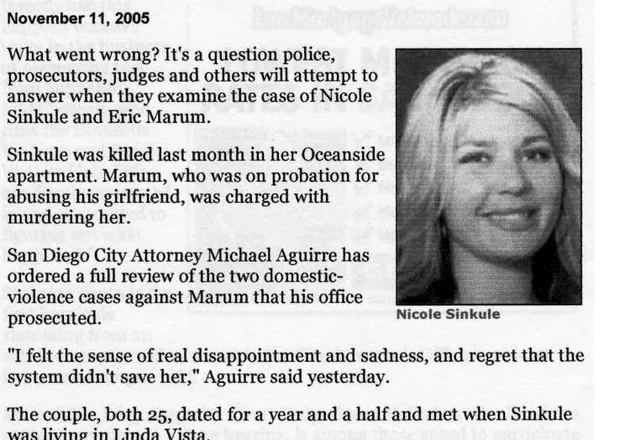 Newspaper cutting dated 11 November 2005, headed What went wrong?